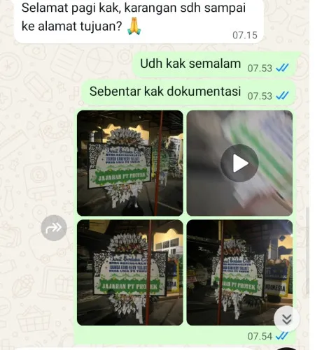 Pengiriman Papan Bunga Selamat Rancahan Gabuswetan